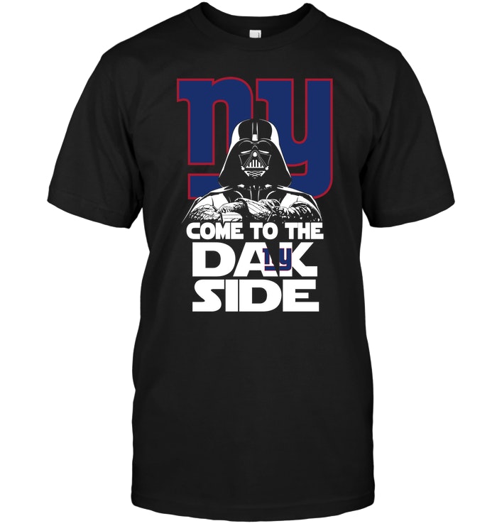 New York Giants "come To The Dark Side" Star Wars T-Shirt